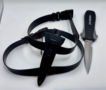 Titanium SCUBA Diving, Spearfishing and Freediving Knife