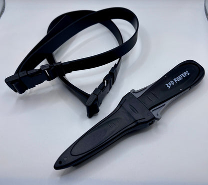 Titanium SCUBA Diving, Spearfishing and Freediving Knife