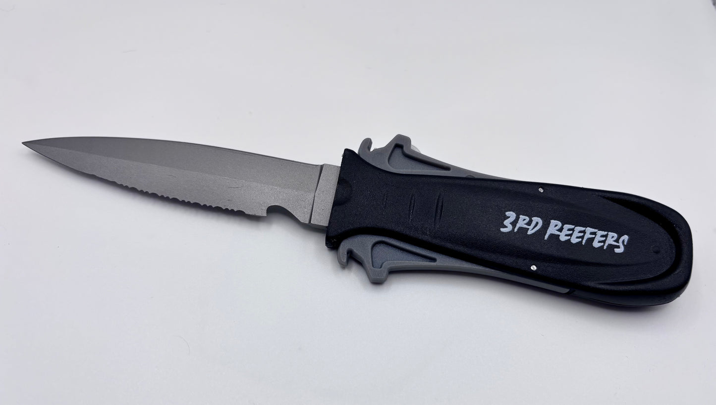 Titanium SCUBA Diving, Spearfishing and Freediving Knife