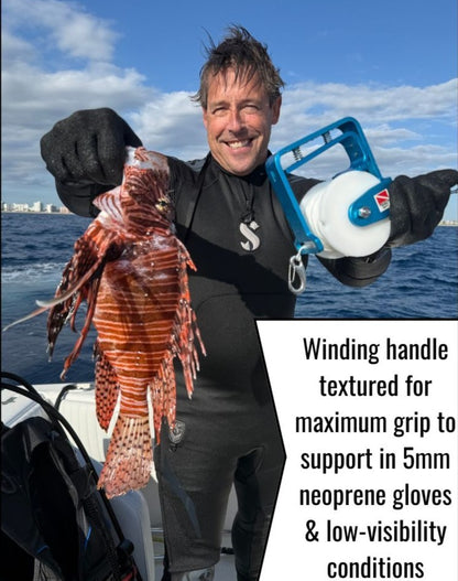 Introducing the TRD3 Aluminum Scuba Diving Reel with Cave Cam