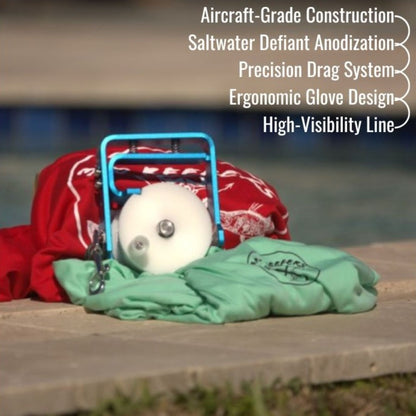 Introducing the TRD3 Aluminum Scuba Diving Reel with Cave Cam